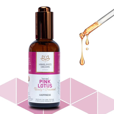 Ayurvedisches Körper- und Gesichtsöl Pink Lotus/ Freude Himalaya's Dreams - Dianas Klosterlädchen