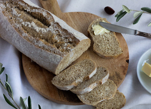 Backmischung Dinkelciabatta mit Oliven für 1kg - Dianas Klosterlädchen