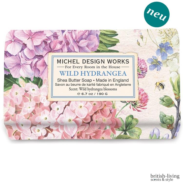 BADESEIFE Hortensie MEDIUM 190g | WILD HYDRANGEA - Dianas Klosterlädchen