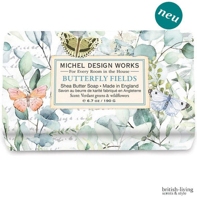 BADESEIFE - Schmetterlinge BUTTERFLY FIELDS MEDIUM 190g - Dianas Klosterlädchen