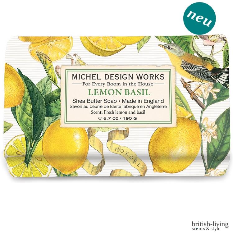 BADESEIFE Zitrone Basilikum MEDIUM 190g | Lemon Basil - Dianas Klosterlädchen