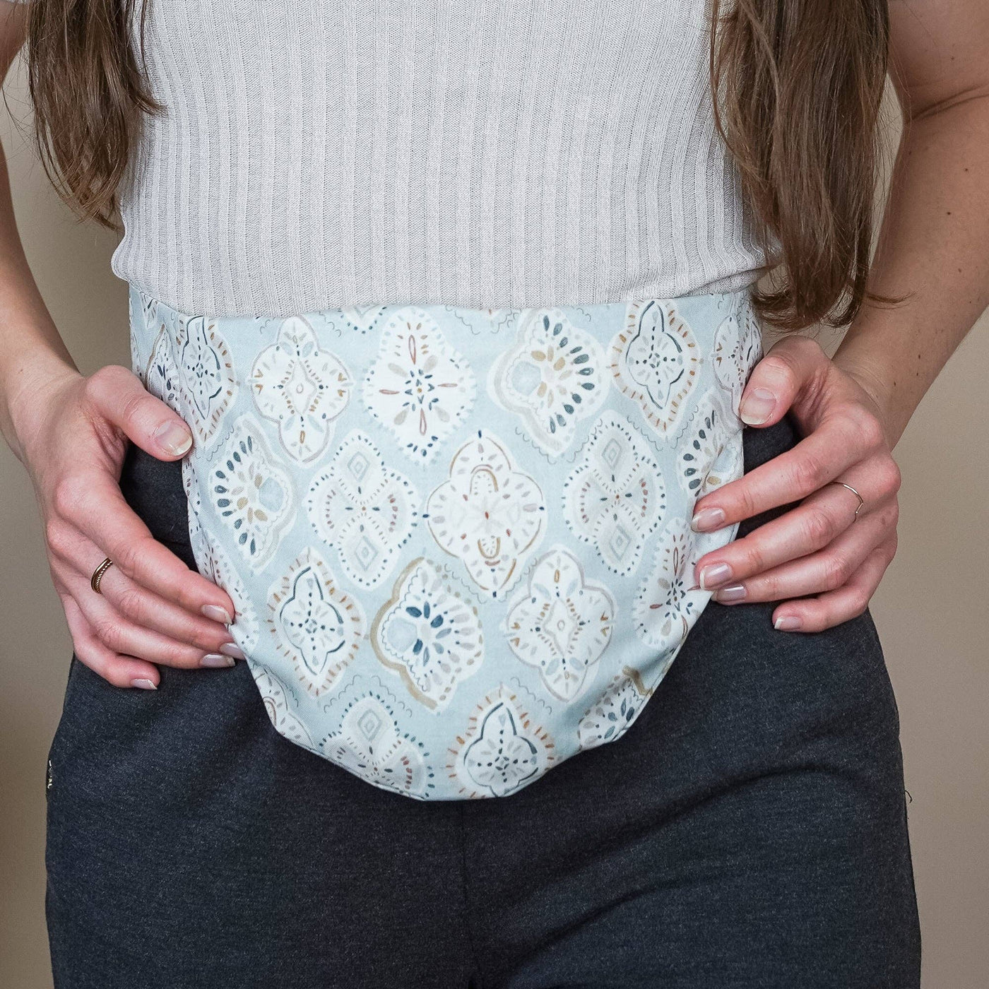 Bauch- und Rückenwärmer zum Umbinden - Bellywrap Marrakesch - Dianas Klosterlädchen