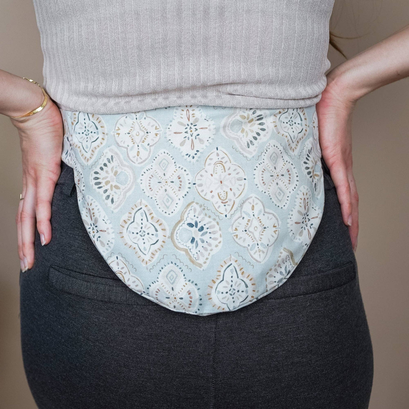 Bauch- und Rückenwärmer zum Umbinden - Bellywrap Marrakesch - Dianas Klosterlädchen