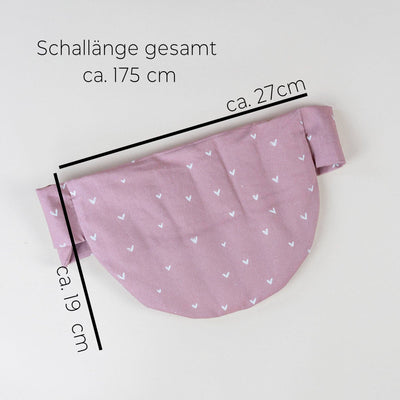 Bauch- und Rückenwärmer zum Umbinden - Bellywrap Rosa - Dianas Klosterlädchen