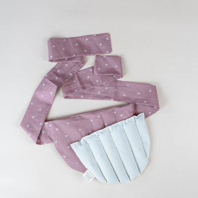 Bauch- und Rückenwärmer zum Umbinden - Bellywrap Rosa - Dianas Klosterlädchen