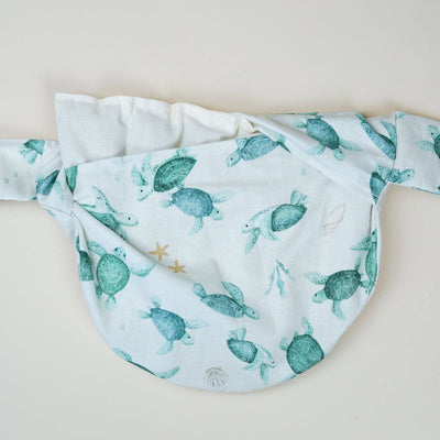 Bauch- und Rückenwärmer zum Umbinden - Bellywrap Schildkröte - Dianas Klosterlädchen