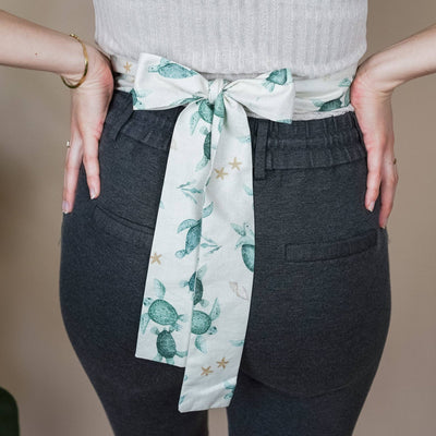 Bauch- und Rückenwärmer zum Umbinden - Bellywrap Schildkröte - Dianas Klosterlädchen