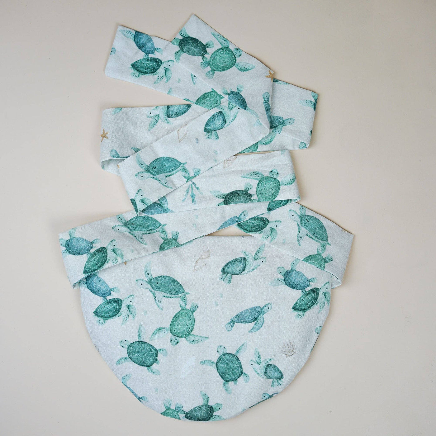 Bauch- und Rückenwärmer zum Umbinden - Bellywrap Schildkröte - Dianas Klosterlädchen
