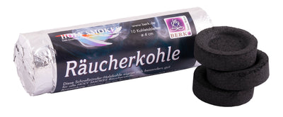Berk Holzkohletabletten 4 cm 1 Rolle à 10 Tabletten - Dianas Klosterlädchen
