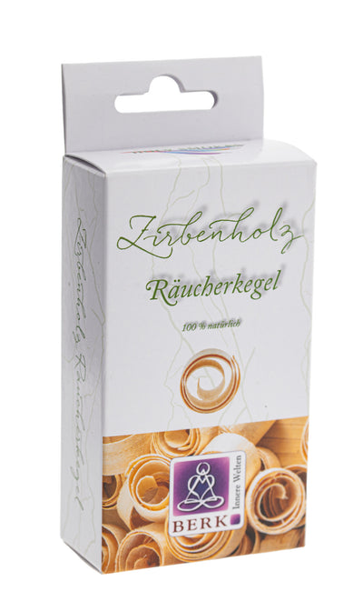 Berk Zirbenholz Räucherpyramide - Dianas Klosterlädchen
