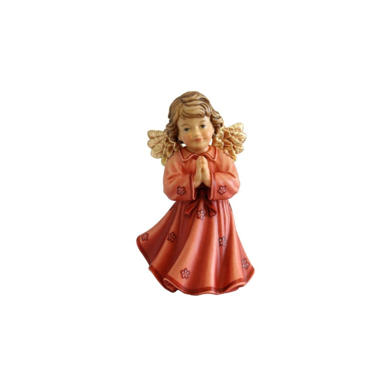 Betender roter Holzengel 5 cm - Dianas Klosterlädchen