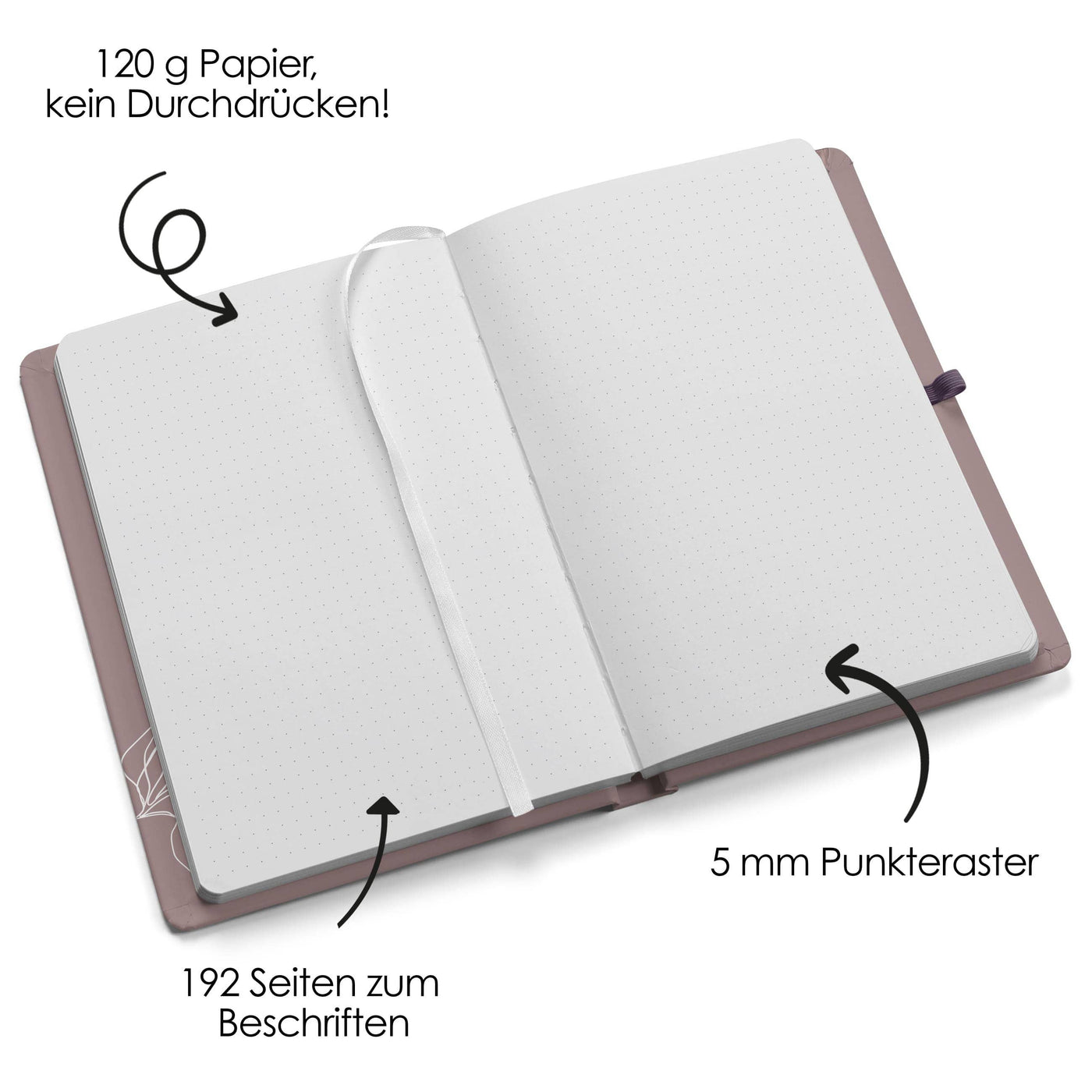 Bullet Journal Lila - Notizbuch - Dianas Klosterlädchen