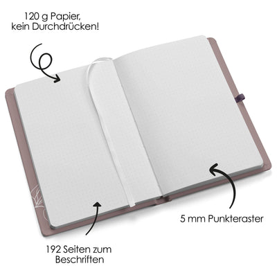 Bullet Journal Lila - Notizbuch - Dianas Klosterlädchen
