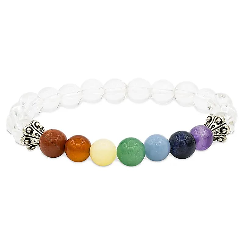 Chakra Armband Bergkristall - Dianas Klosterlädchen
