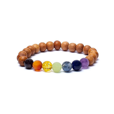 Chakra Armband Kadamholz elastisch - Dianas Klosterlädchen