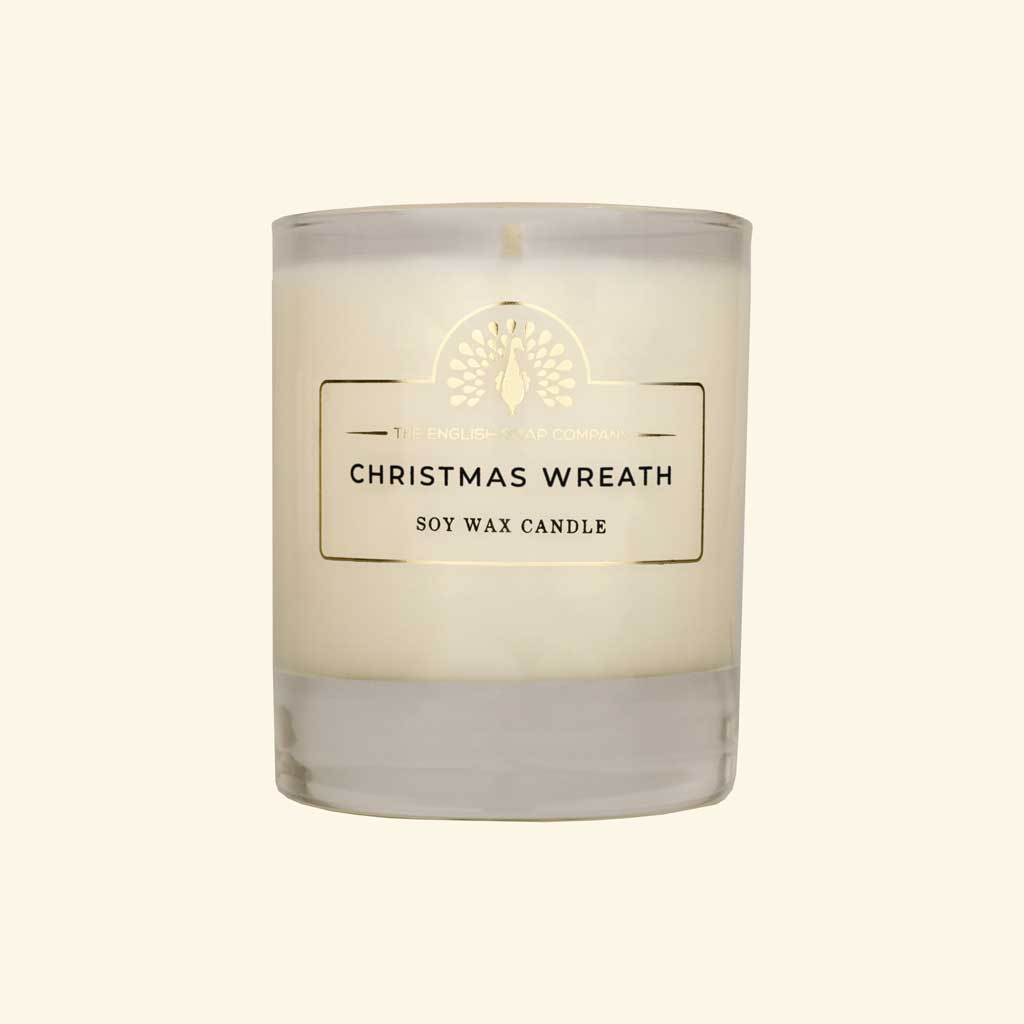 CHRISTMAS WREATH Luxus Duftkerze 170ml - Dianas Klosterlädchen