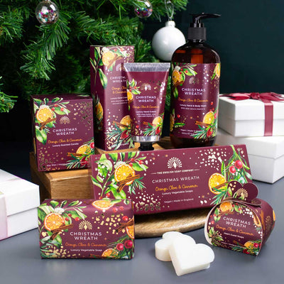 CHRISTMAS WREATH Luxus Duftkerze 170ml - Dianas Klosterlädchen