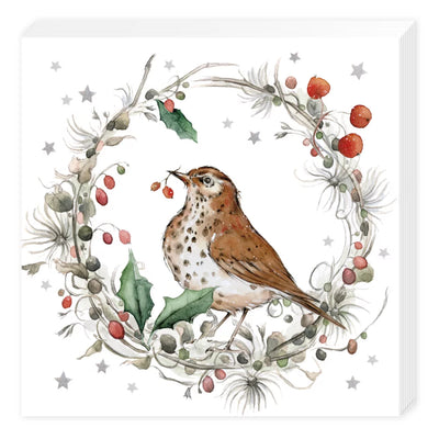 Cocktailserviette Weihnachtskränze - Dianas Klosterlädchen
