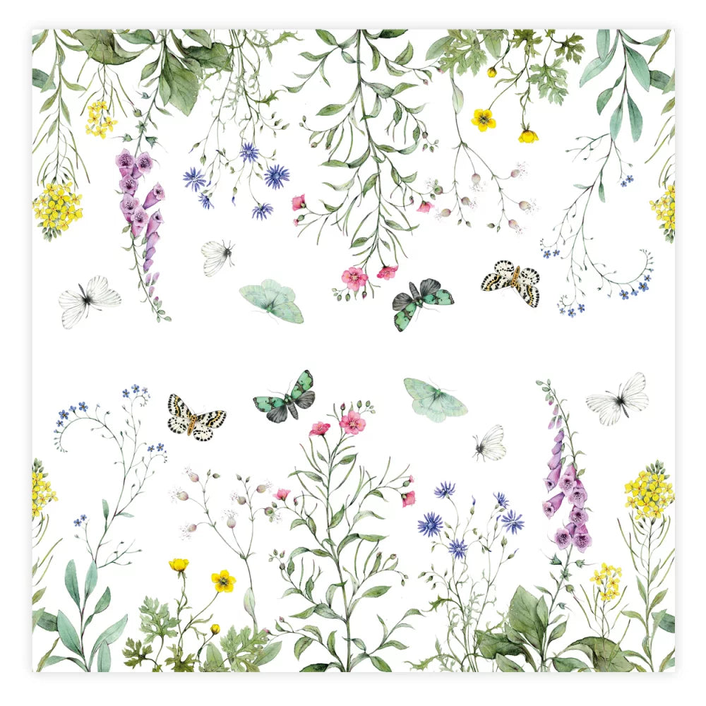 Cocktailserviette Wildblumen - Dianas Klosterlädchen