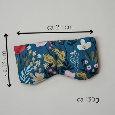 Augenkissen Blumen Blau in Dianas Klosterlaedchen