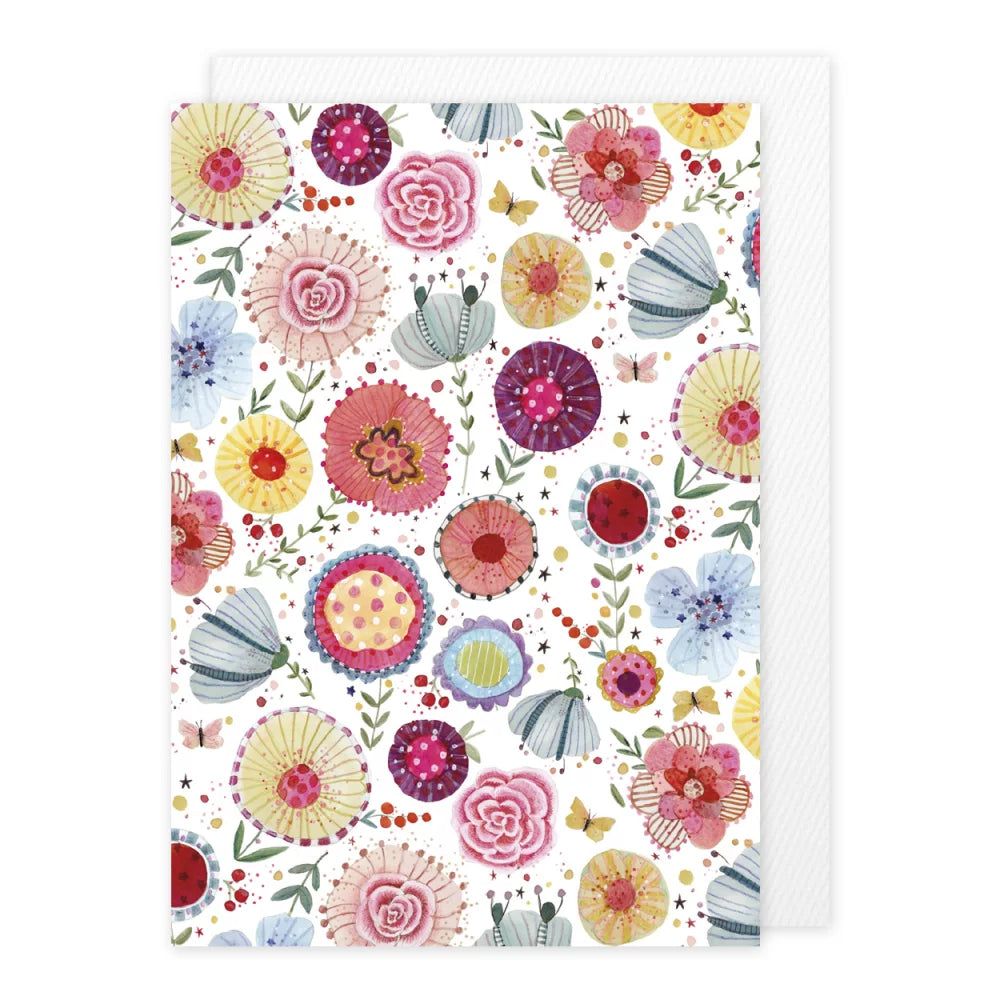 Doppelkarte Flower Power - Dianas Klosterlädchen