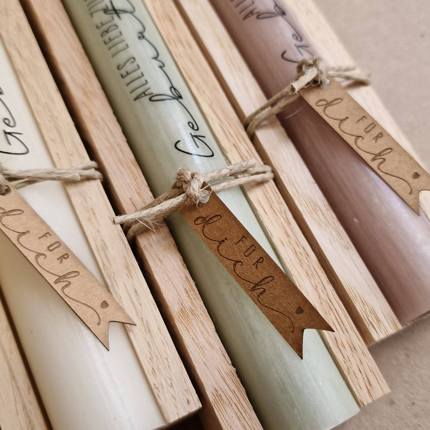 "Alles Liebe zum Geburtstag" Kerze | Geschenk | Mitbringsel - Dianas Klosterlädchen