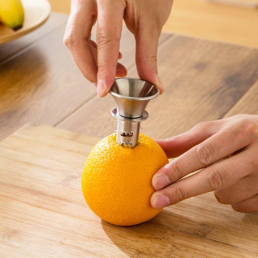 Edelstahlpresse für Zitronen und Orangen - Dianas Klosterlädchen