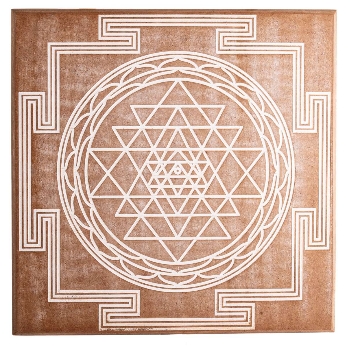 Energieplatte Sri Yantra MDF