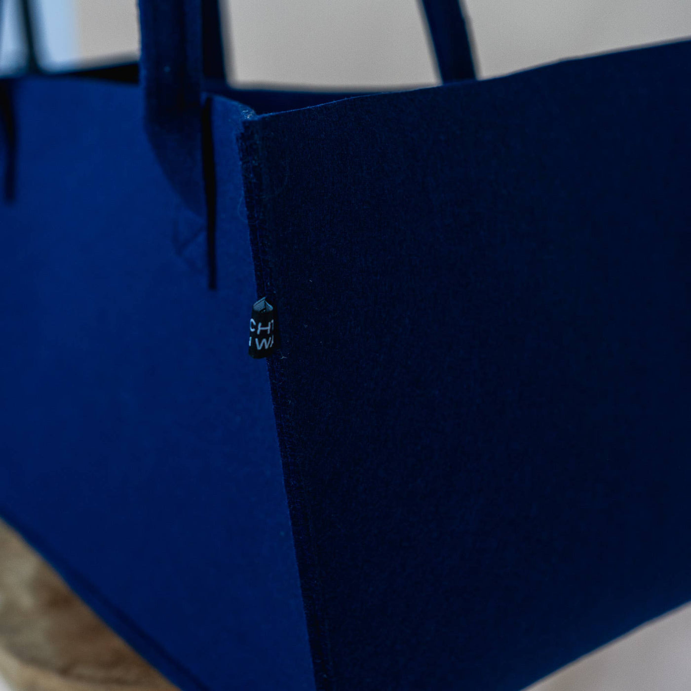Filztasche grau, Shopper Filz, Filshopper, große Filztasche - Dianas Klosterlädchen