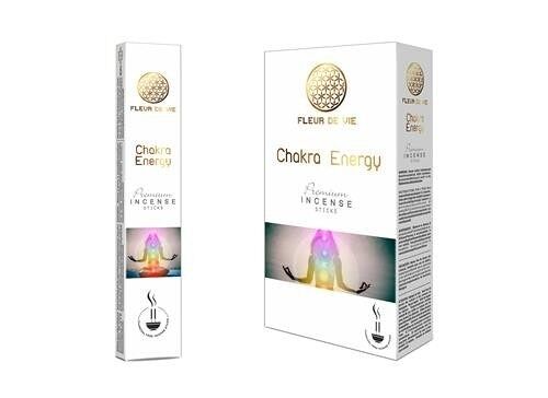 FLEUR DE VIE Räucherstäbchen CHAKRA ENERGY - Dianas Klosterlädchen