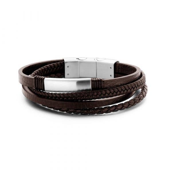 Frank 1967 - Armband braunes Leder 20cm ips - Dianas Klosterlädchen