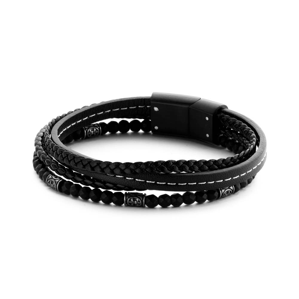 Frank 1967 - Armband schwarzes Leder 21cm 4 - Dianas Klosterlädchen