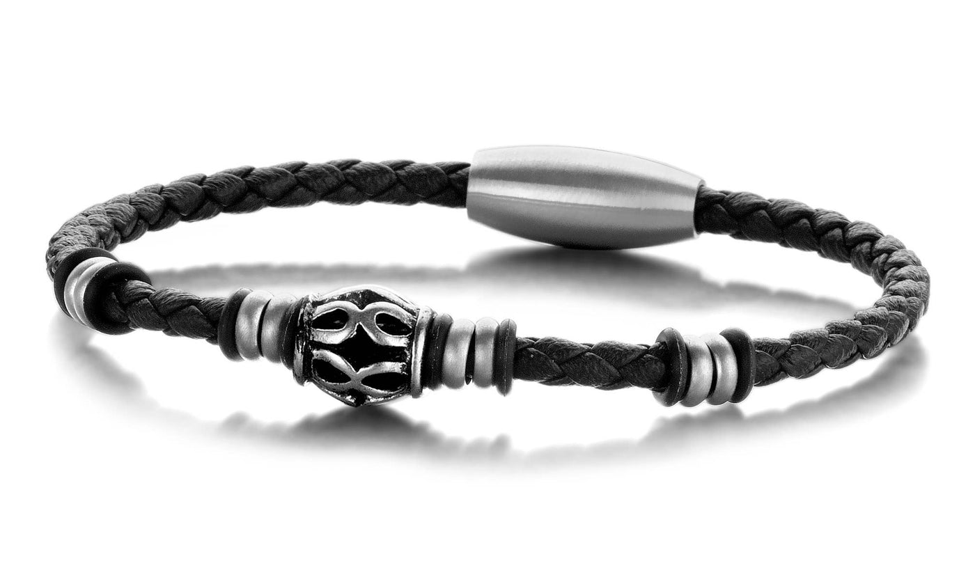 Frank 1967 - Schwarzes Lederarmband - Dianas Klosterlädchen