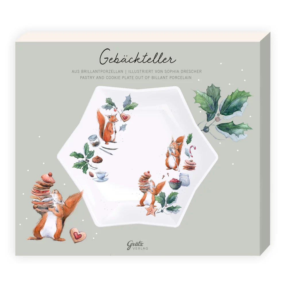 Gebäckteller Gemütliche Weihnachten - Dianas Klosterlädchen