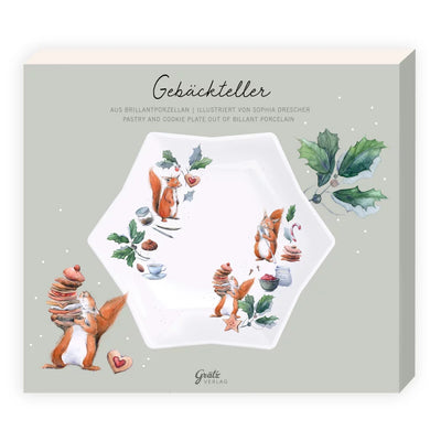 Gebäckteller Gemütliche Weihnachten - Dianas Klosterlädchen