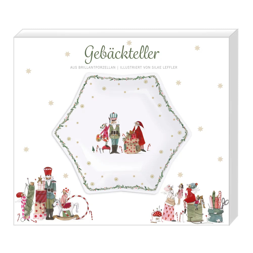 Gebäckteller Weihnachtswerkstatt - Dianas Klosterlädchen