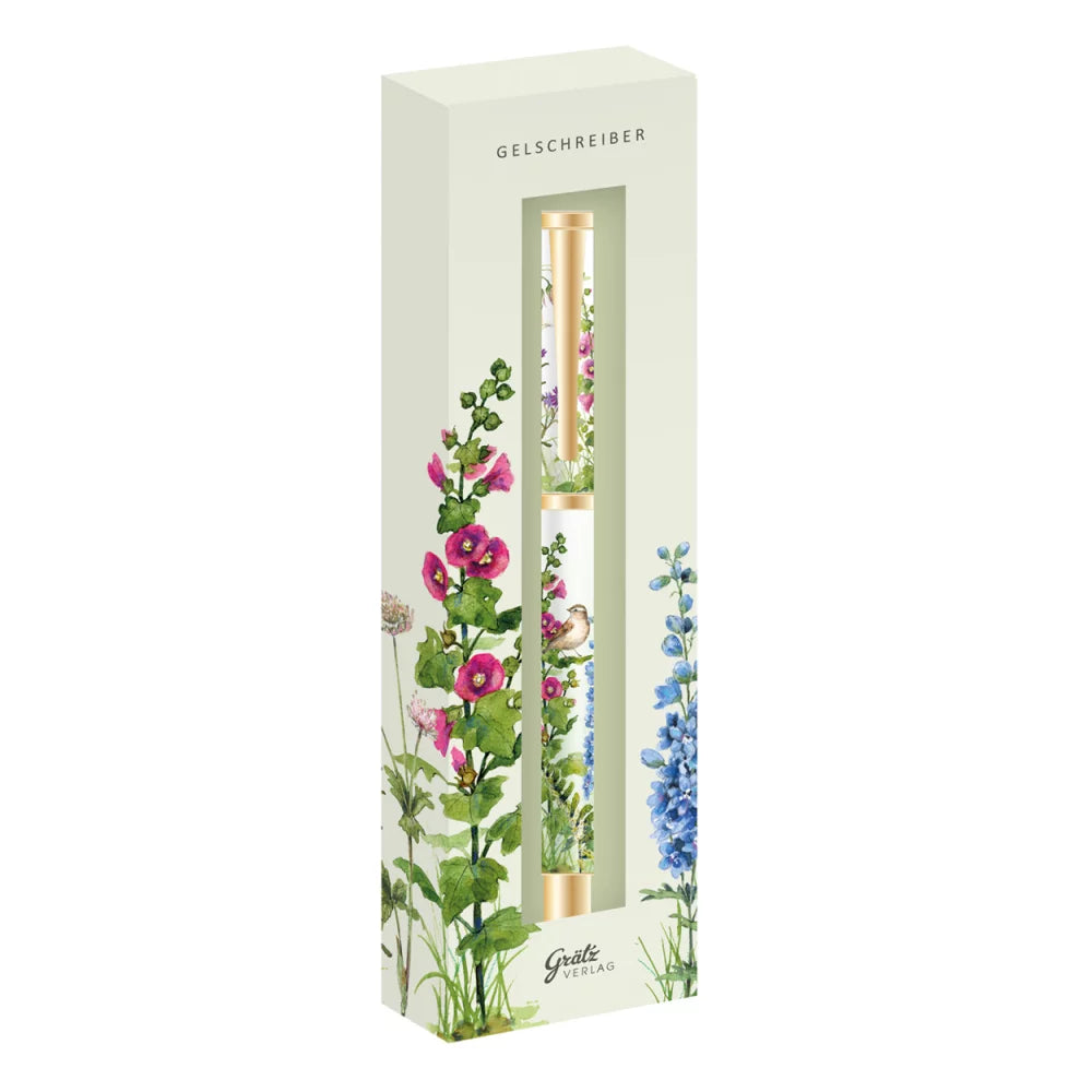 Gelschreiber Stockrosen - Dianas Klosterlädchen