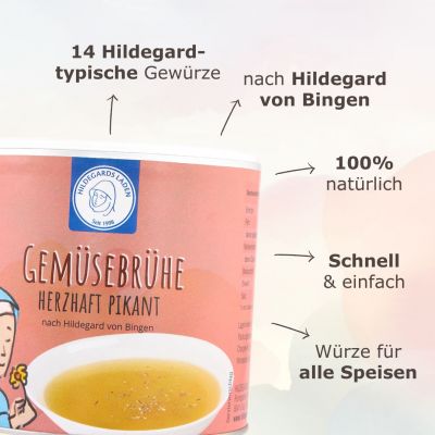 Gemüsesuppe herzhaft pikant 350g | Hildegard von Bingen - Dianas Klosterlädchen