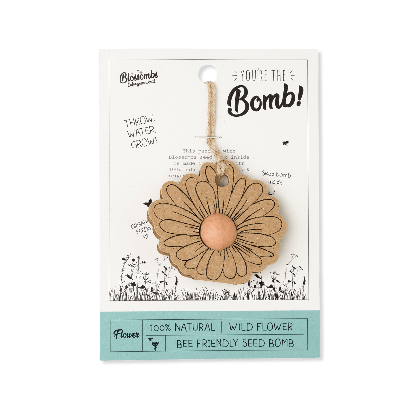 Geschenkanhänger SAMENBOMBE Celebrate - Dianas Klosterlädchen