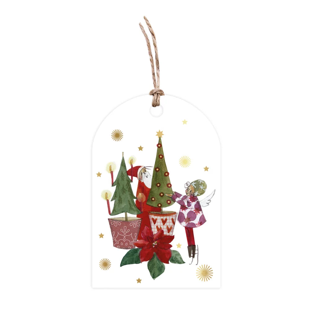 Geschenkanhänger Weihnachtssterne - Dianas Klosterlädchen