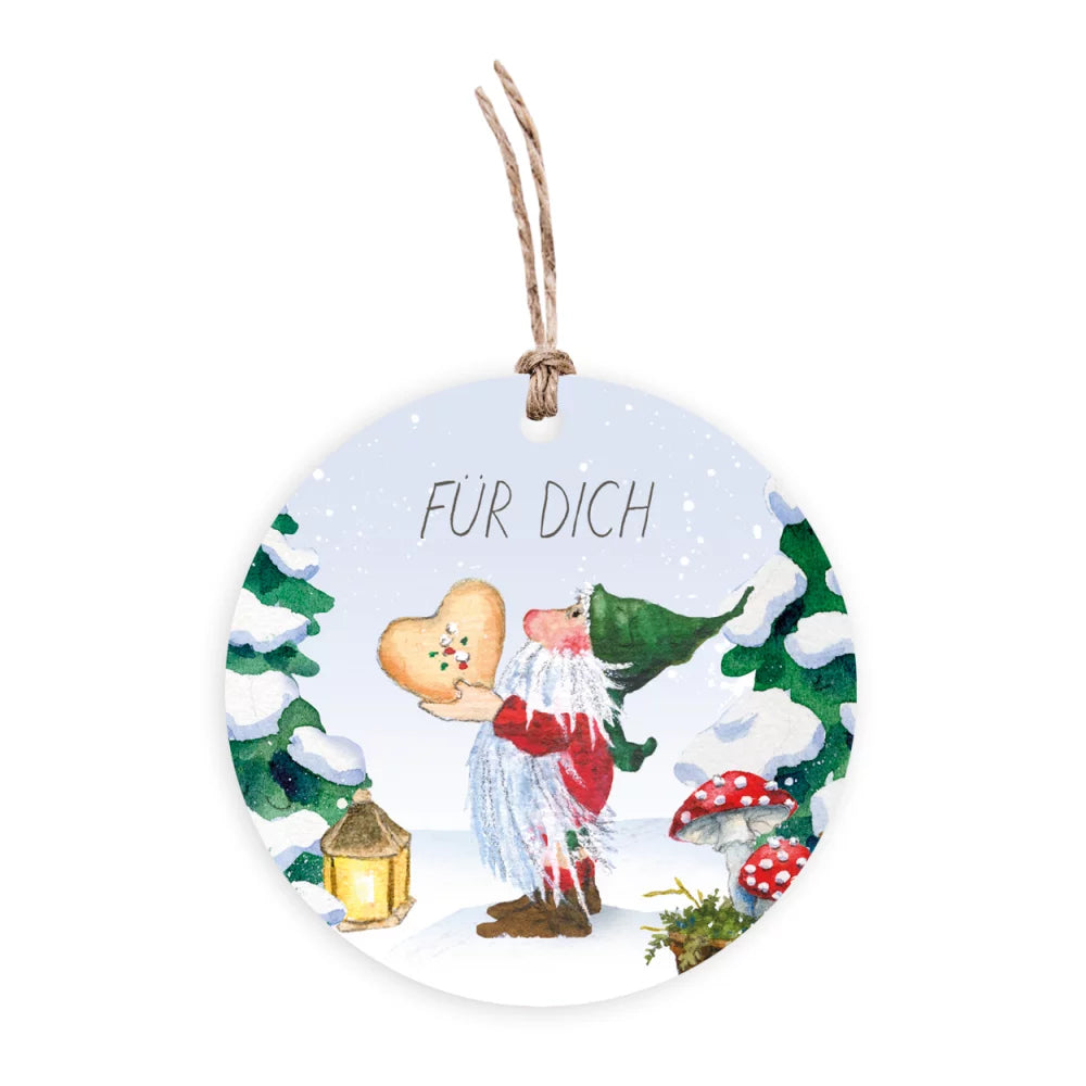 Geschenkanhänger Weihnachtswichtel - Dianas Klosterlädchen