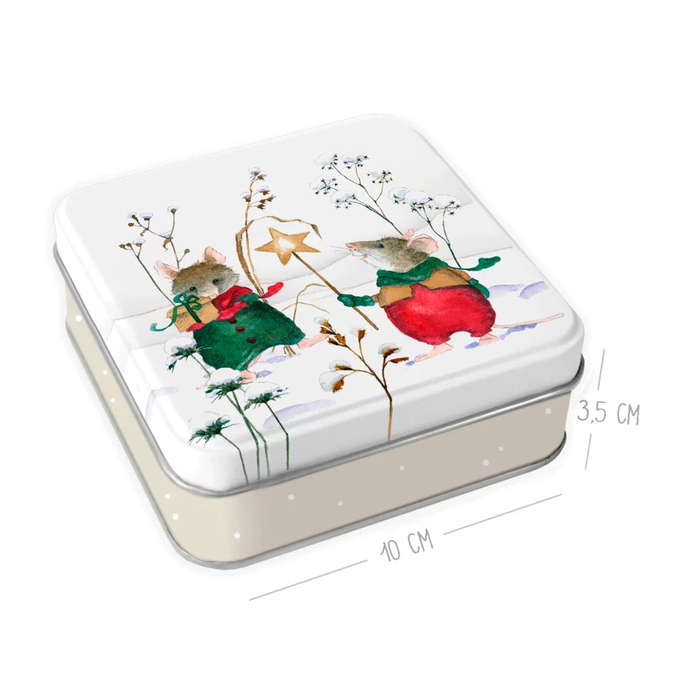 Geschenkdose Lustige Winterfreunde