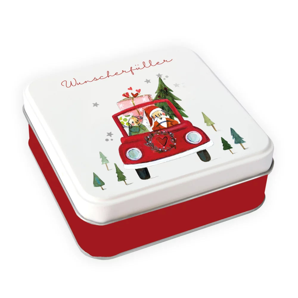 Geschenkdose Weihnachtsautos - Dianas Klosterlädchen