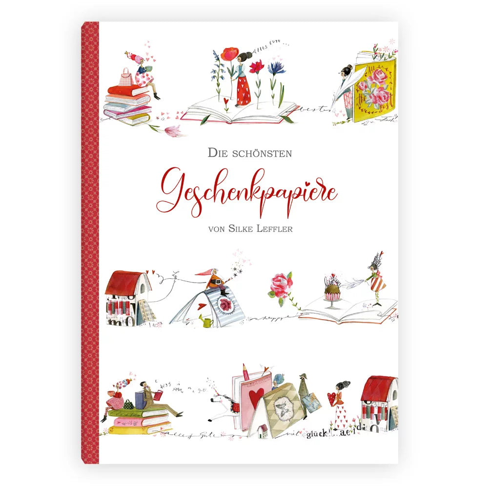 Geschenkpapierbuch Häuser