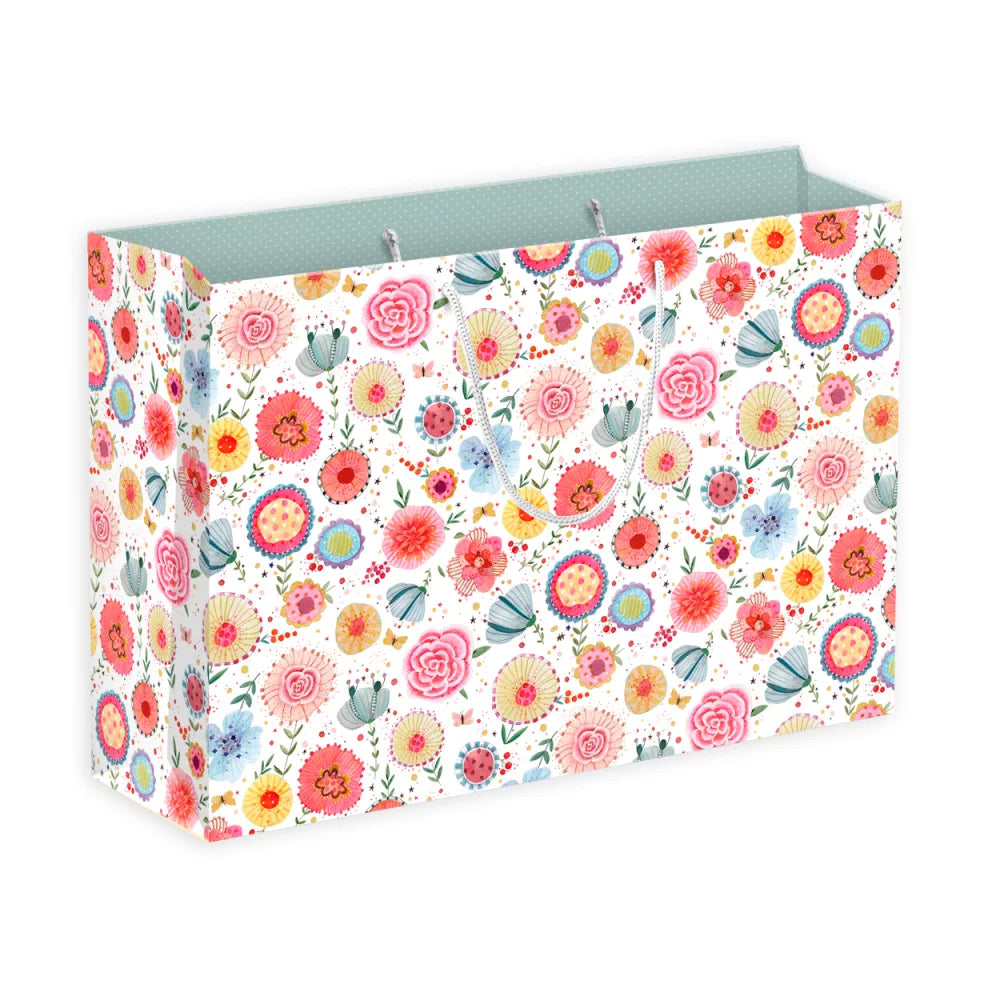 Geschenktasche maxi Flower Power - Dianas Klosterlädchen
