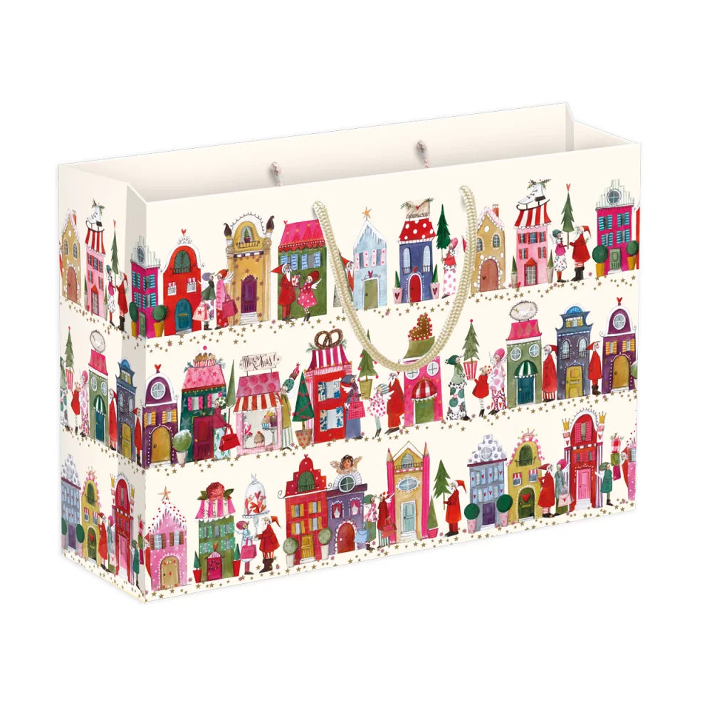 Geschenktüte maxi Häuser