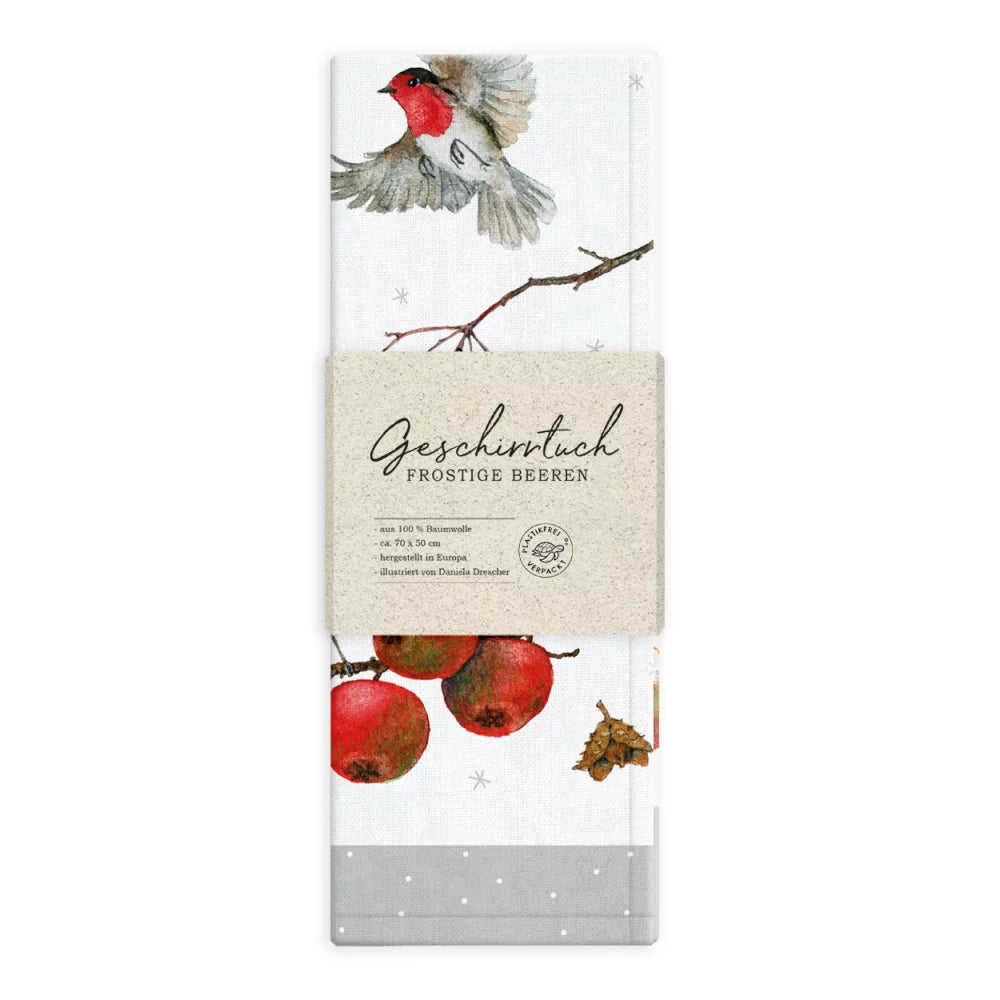 Geschirrtuch Frostige Beeren - Dianas Klosterlädchen