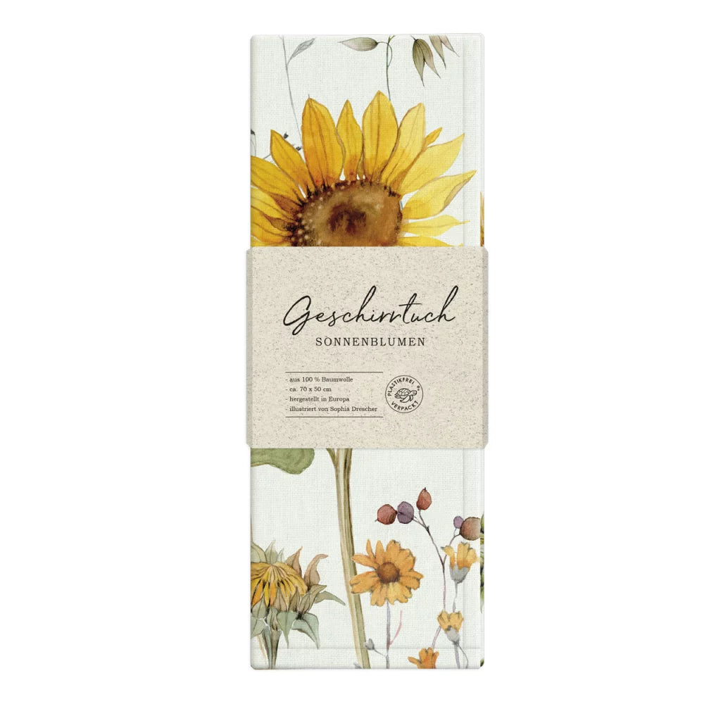 Geschirrtuch Sonnenblumen - Dianas Klosterlädchen