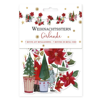Girlande Weihnachtssterne - Dianas Klosterlädchen