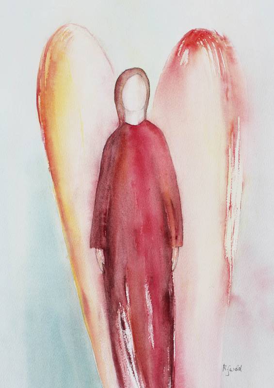 "Gottes Engel für Dich" Klappkarte - Dianas Klosterlädchen